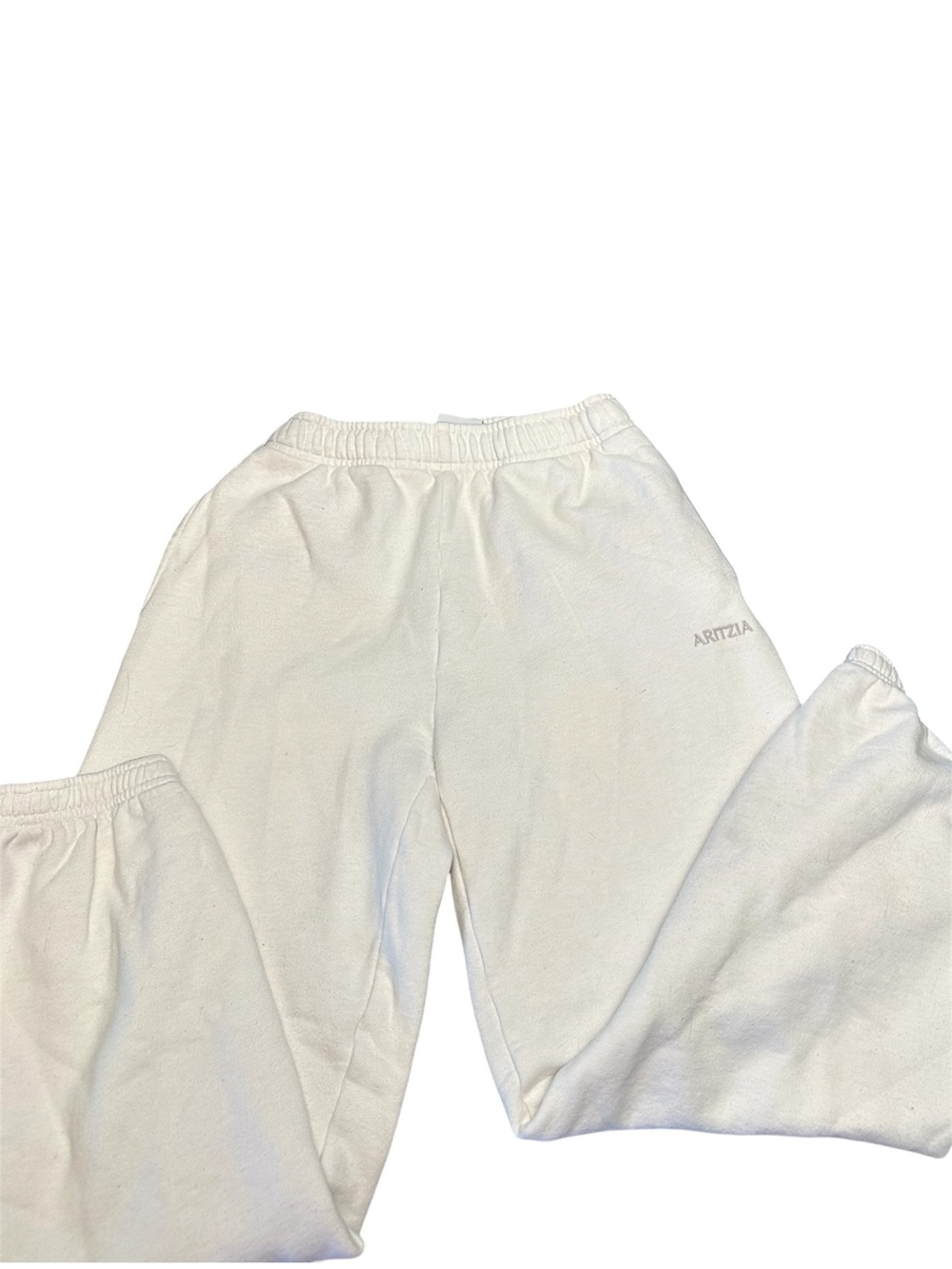 Aritzia Off-White Relaxed Sweatpants